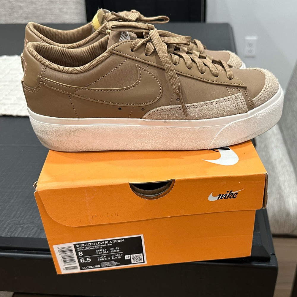 Nike Blazer low platform sneakers